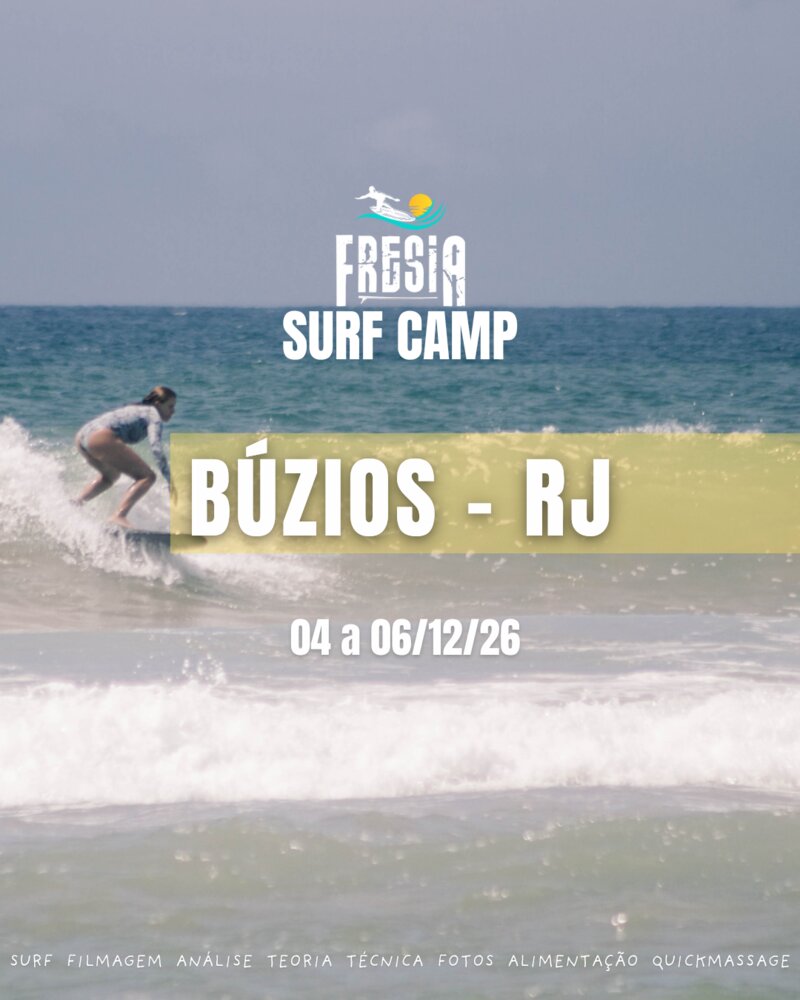 Surf Camp Búzios Dezembro 2026